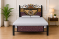 The Royal Purple & Gold Medallion Iron Bed Frame